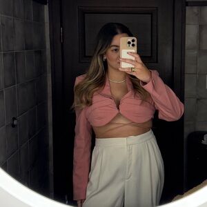 Zara Blush Pink Blazer